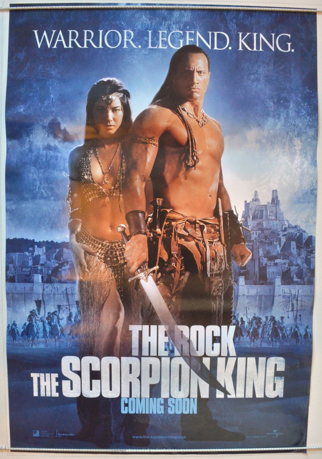 The Scorpion King  (Teaser / Advance Version)   Original One Sheet Poster - Movie Poster