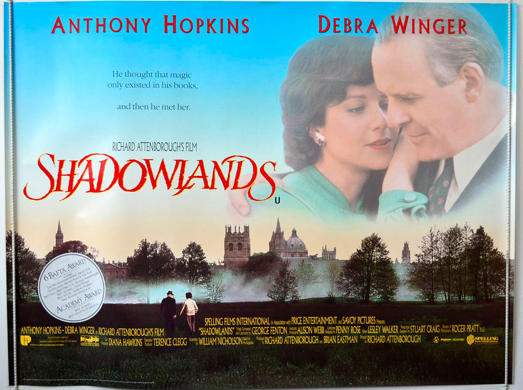 Shadowlands   Original British Quad Poster - Movie Poster