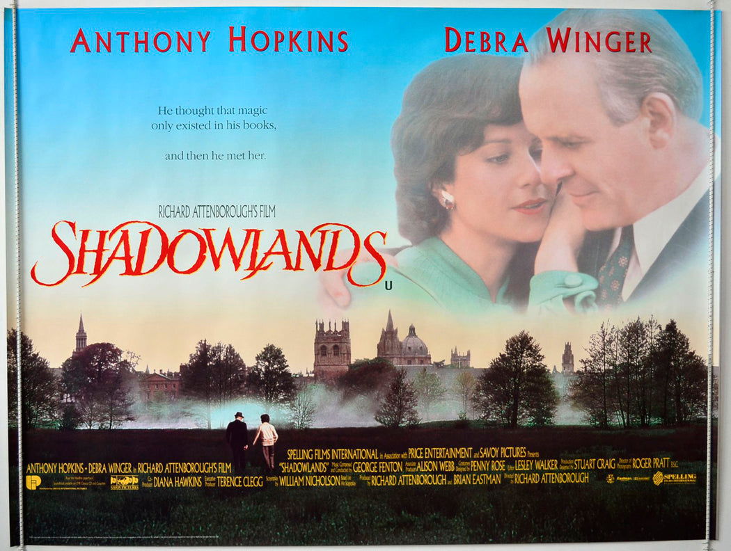 Shadowlands   Original British Quad Poster - Movie Poster