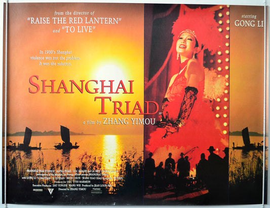 Shanghai Triad  (a.k.a. Yao a yao yao dao waipo qiao)   Original British Quad Poster - Movie Poster