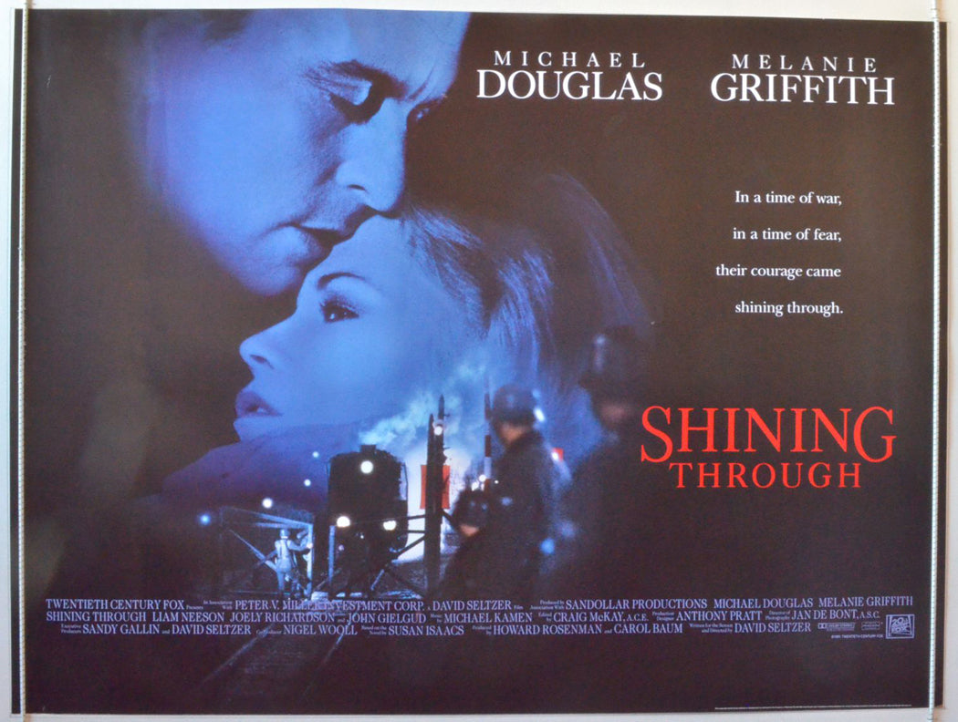 Shining Through   Original British Quad Poster - Movie Poster