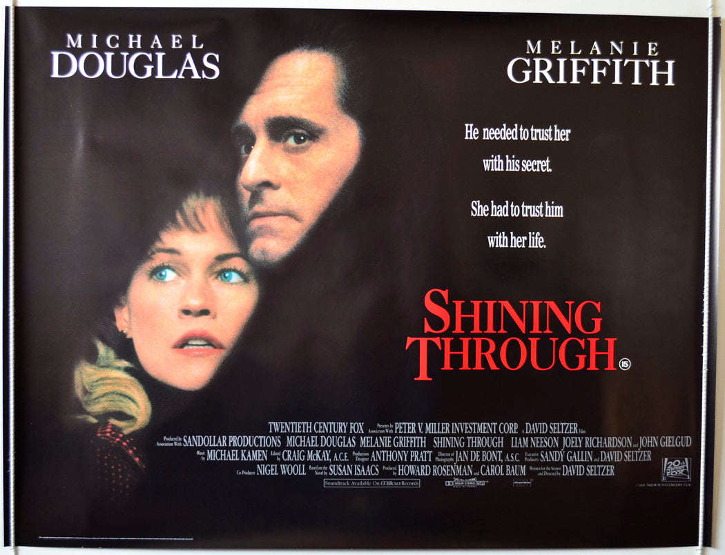 Shining Through Original British Quad Poster - Movie Poster