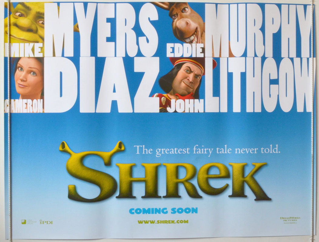 Shrek   (Teaser) Original British Quad Poster - Movie Poster