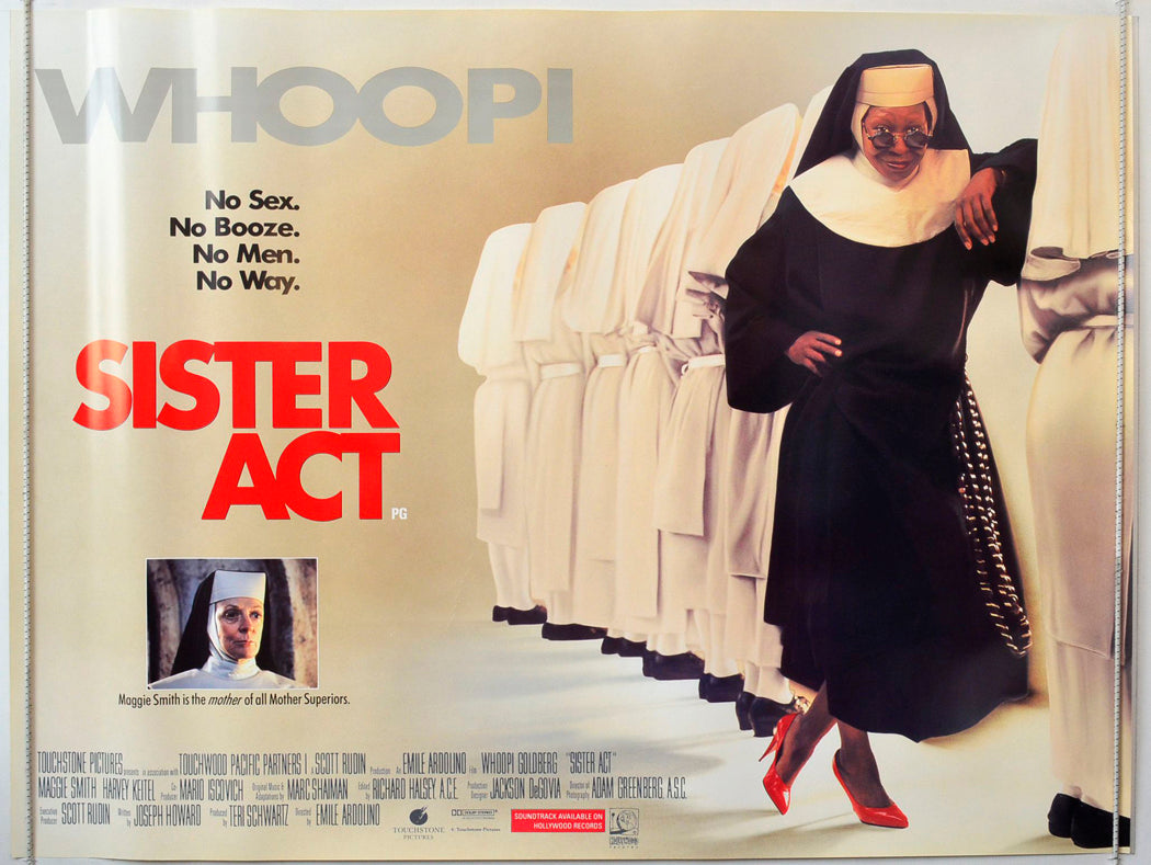 Sister Act Original British Quad Poster - Movie Poster