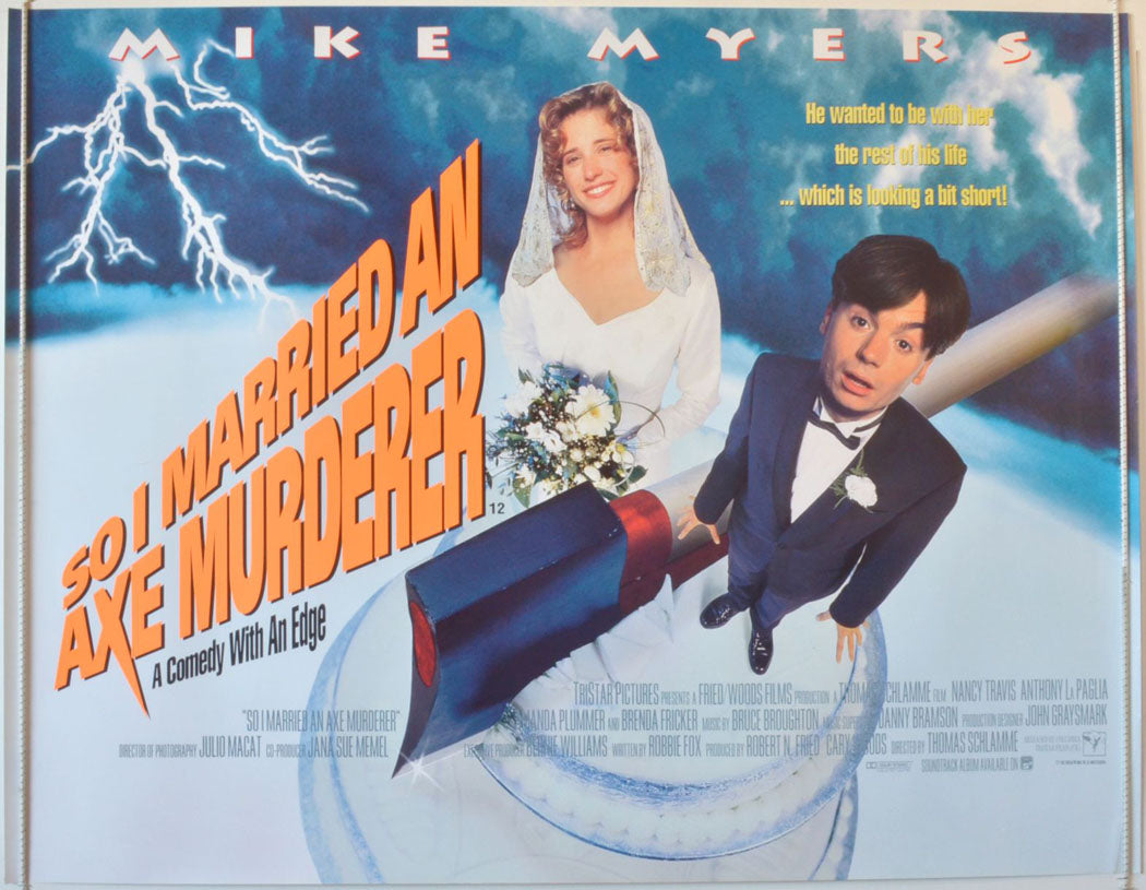 So I Married An Axe Murderer  Original British Quad Poster - Movie Poster