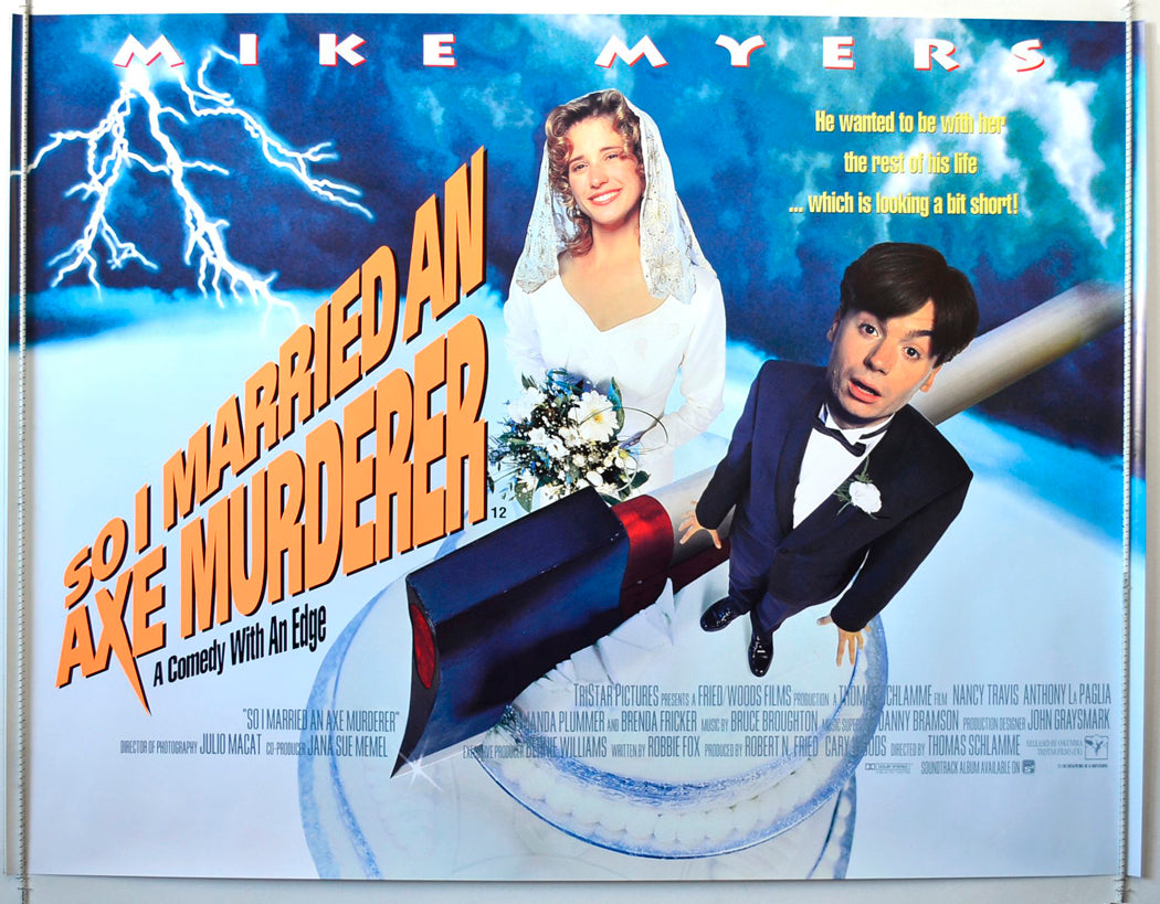 So I Married An Axe Murderer Original British Quad Poster - Movie Poster