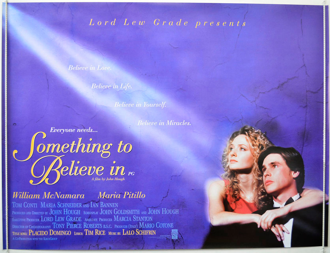 Something To Believe In   Original British Quad Poster - Movie Poster