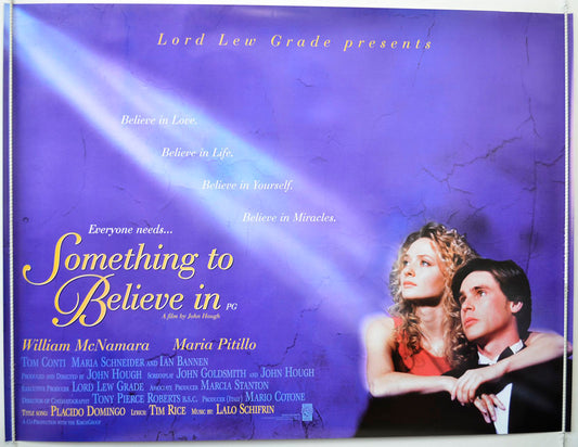 Something To Believe In   Original British Quad Poster - Movie Poster