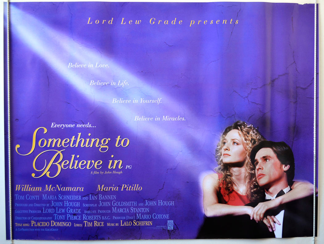 Something To Believe In Original British Quad Poster - Movie Poster