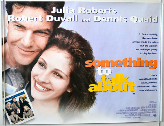 Something To Talk About Original British Quad Poster - Movie Poster