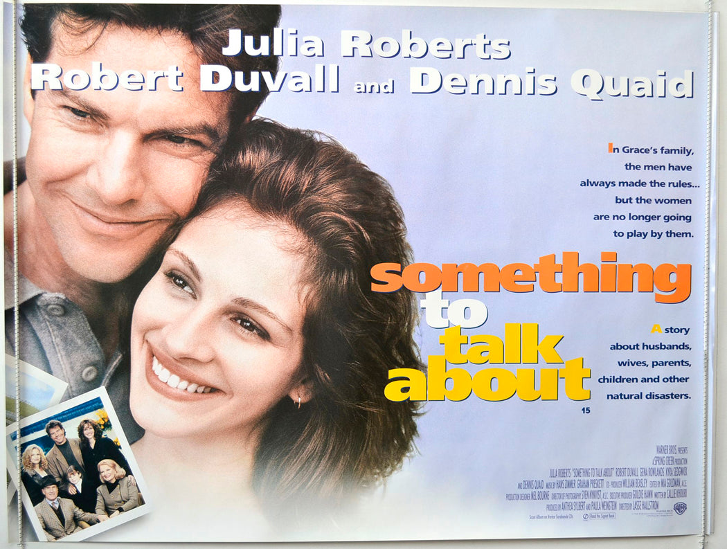 Something To Talk About Original British Quad Poster - Movie Poster