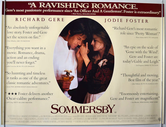 Sommersby   Original British Quad Poster - Movie Poster