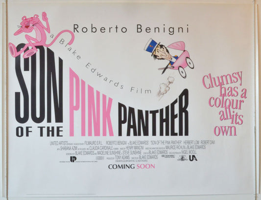 Son Of The Pink Panther  Original British Quad Poster - Movie Poster