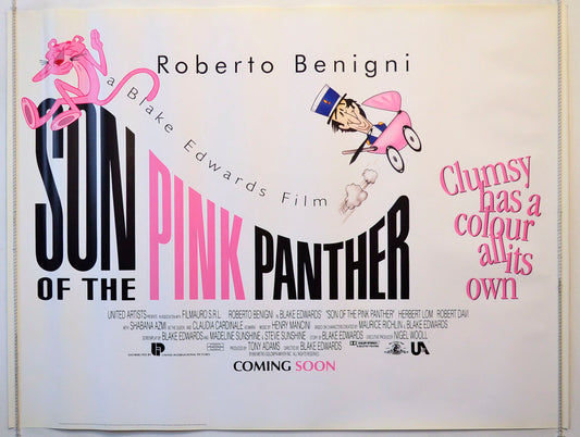 Son Of The Pink Panther Original British Quad Poster - Movie Poster