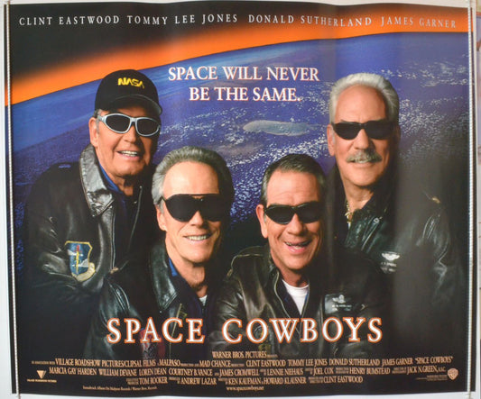 Space Cowboys  Original British Quad Poster - Movie Poster