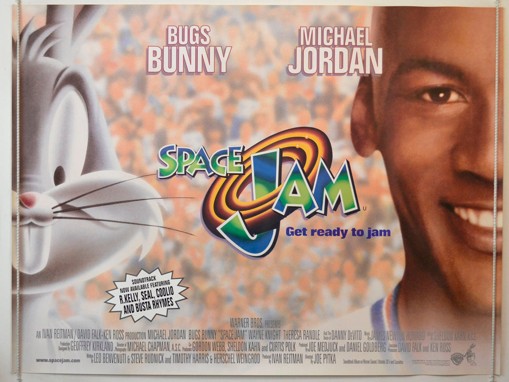 Space Jam Original British Quad Poster - Movie Poster