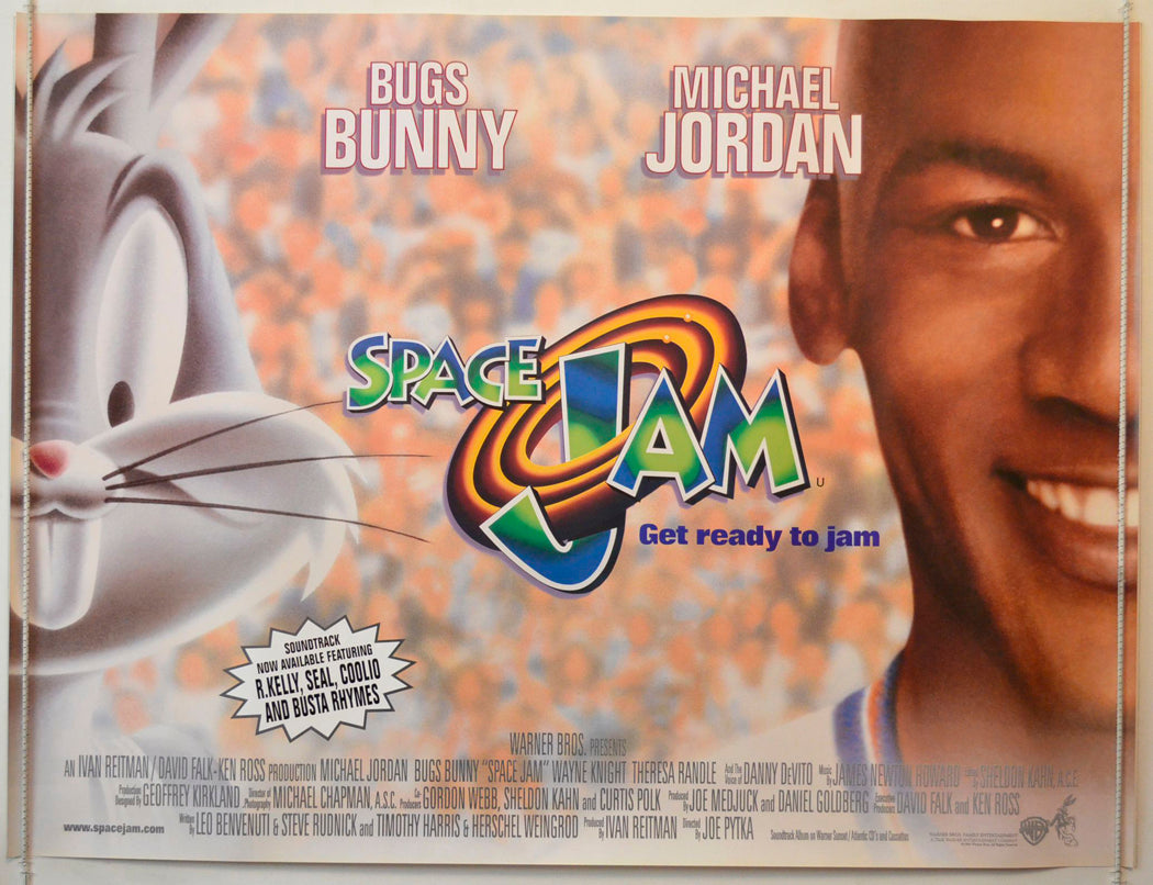 Space Jam Original British Quad Poster - Movie Poster