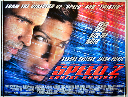 Speed 2 : Cruise Control Original British Quad Poster - Movie Poster