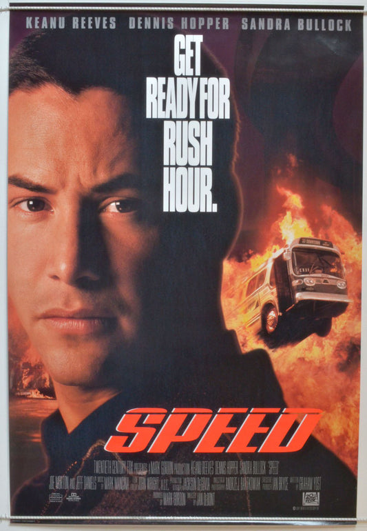 Speed  Original One Sheet Poster - Movie Poster