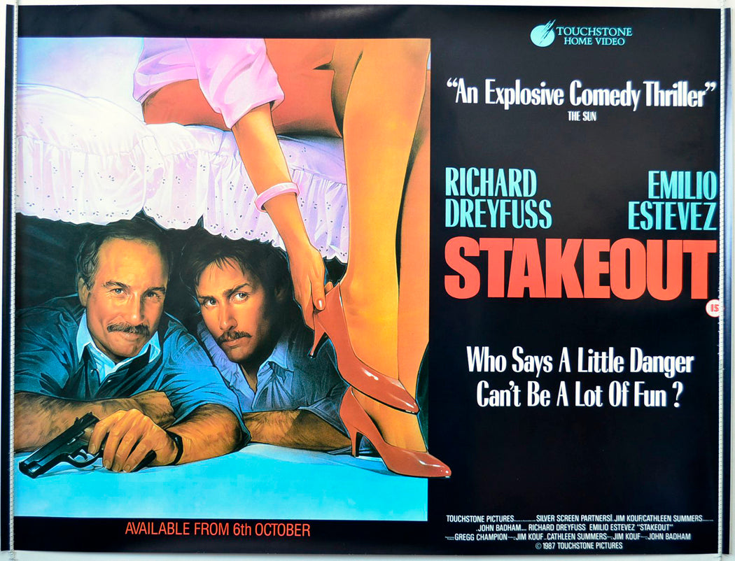 Stakeout  (Teaser / Advance Version)   Original British Quad Poster - Movie Poster