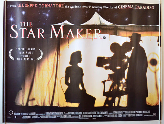 The Star Maker   (a.k.a. L'uomo delle stelle)  Original British Quad Poster - Movie Poster