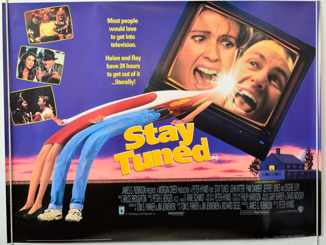 Stay Tuned Original British Quad Poster - Movie Poster