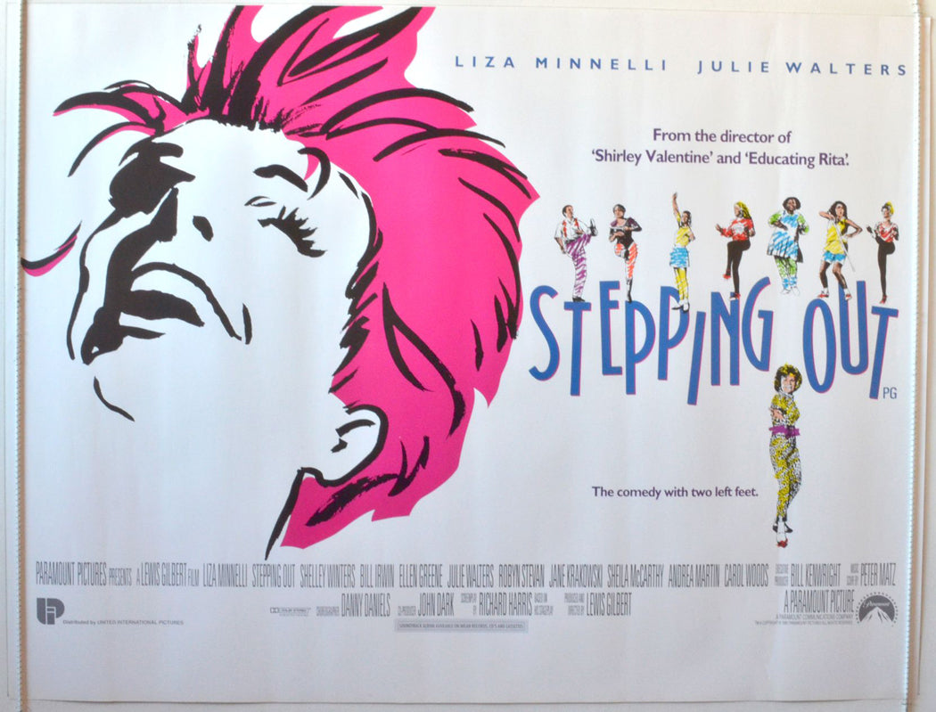 Stomp Out Poster “Stepping Out” Original British Quad Poster - Movie Poster – pastposters