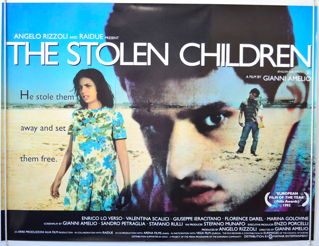 The Stolen Children  (a.k.a. IL LADRO DI BAMBINI)   Original British Quad Poster - Movie Poster