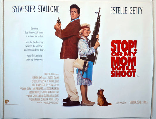 Stop Or My Mom Will Shoot Original British Quad Poster - Movie Poster