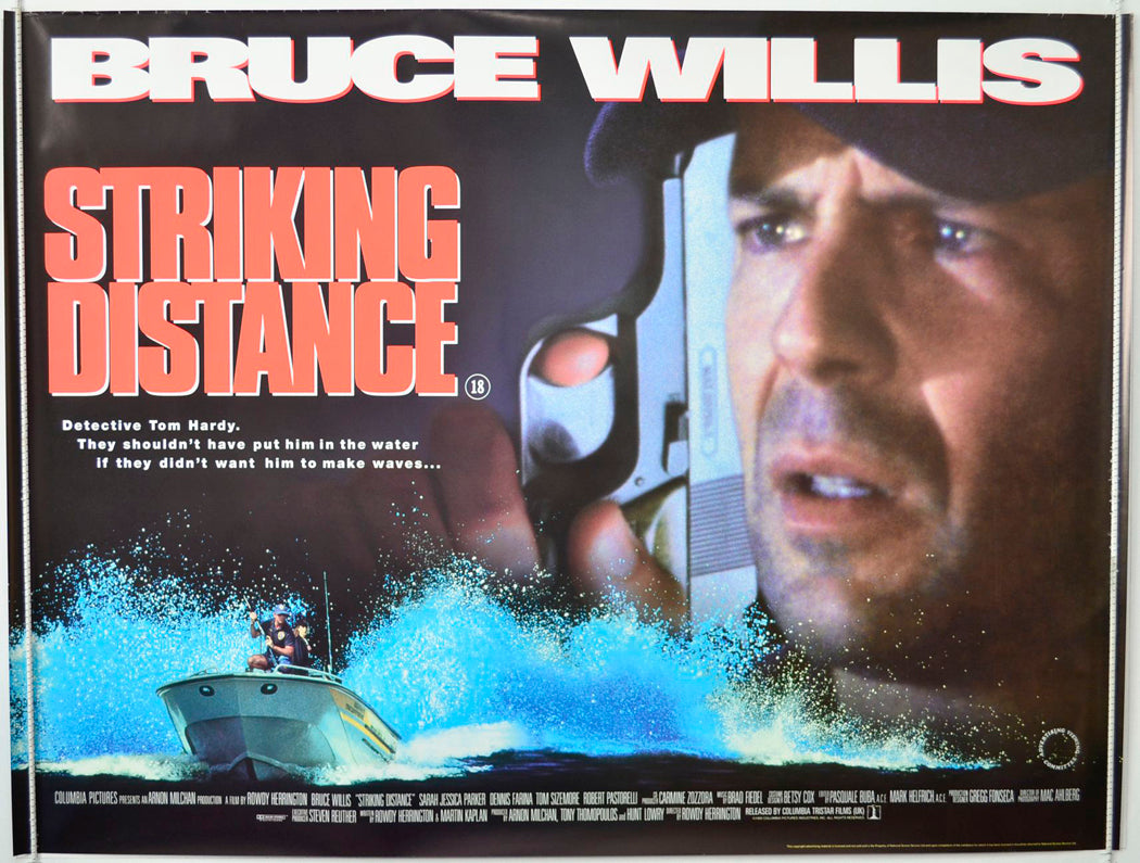 Striking Distance   Original British Quad Poster - Movie Poster