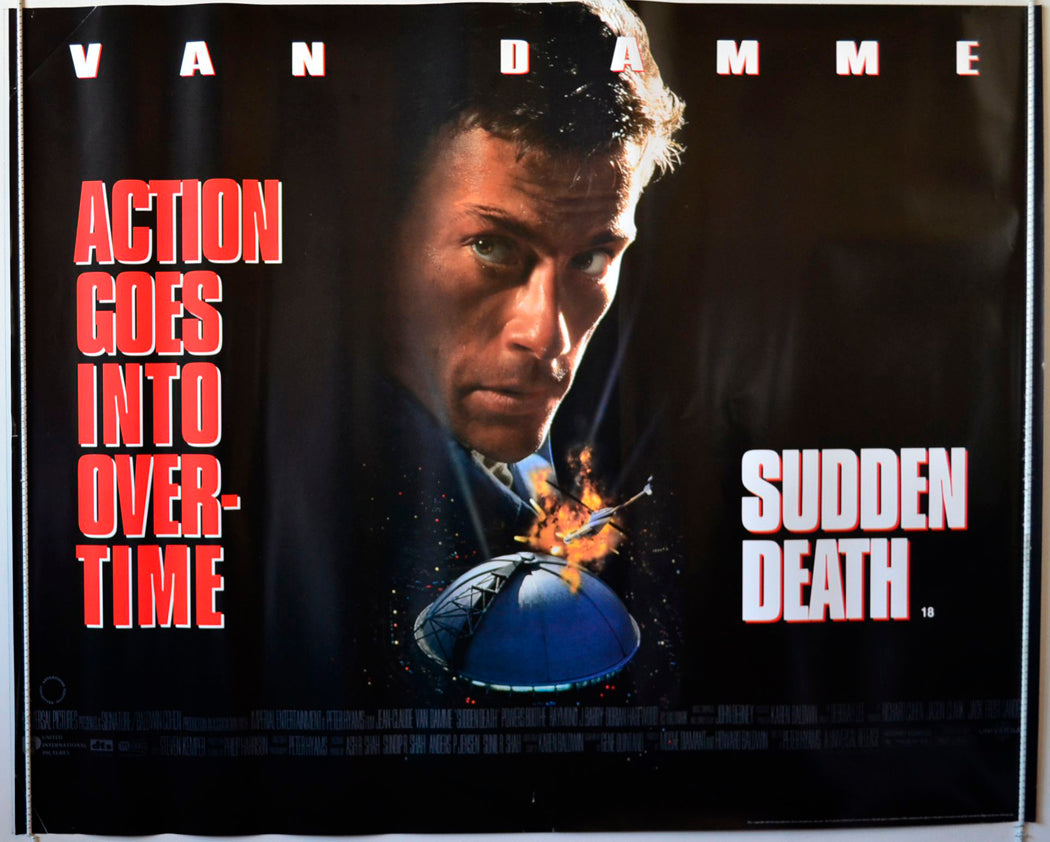 Sudden Death Original British Quad Poster - Movie Poster