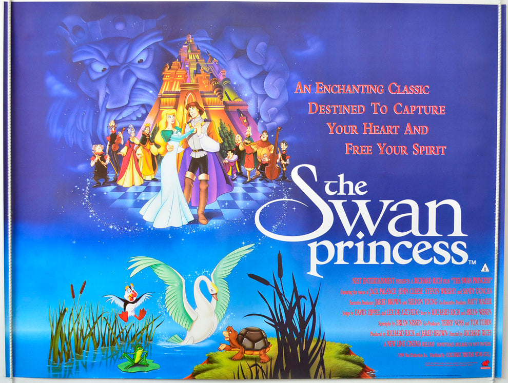 “The Swan Princess” Original British Quad Poster - Movie Poster ...
