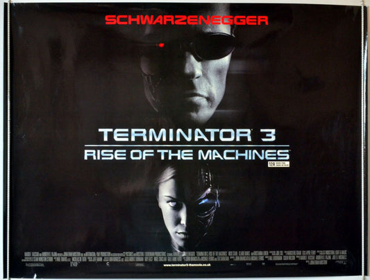 Terminator 3 : Rise Of the Machines  Original Quad Movie Poster  