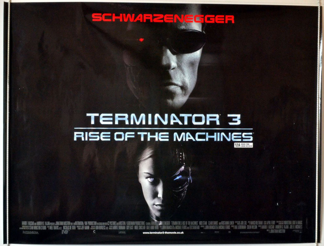 Terminator 3 : Rise Of the Machines  Original Quad Movie Poster  