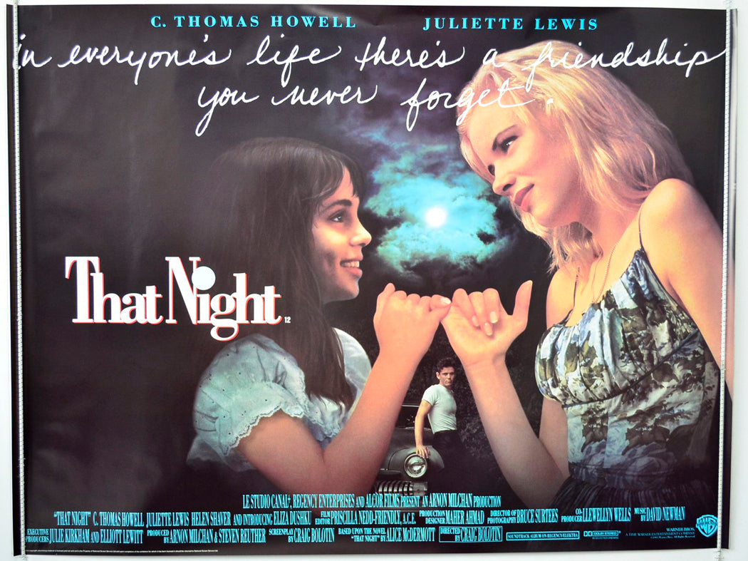 That Night “That Night” Original British Quad Poster - Movie Poster – pastposters