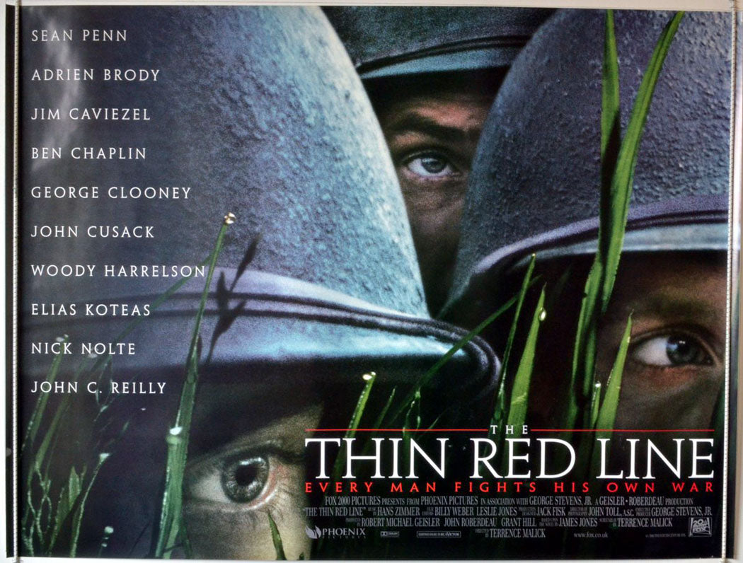 The Thin Red Line  Original Quad Movie Poster  