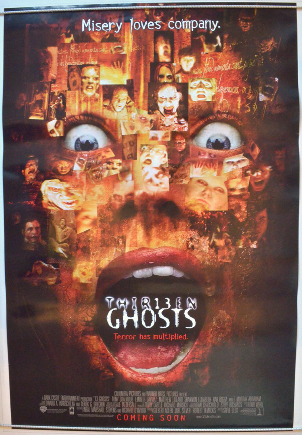 Thirteen Ghosts  (a.k.a. Thirt13en Ghosts)   Original One Sheet Poster - Movie Poster