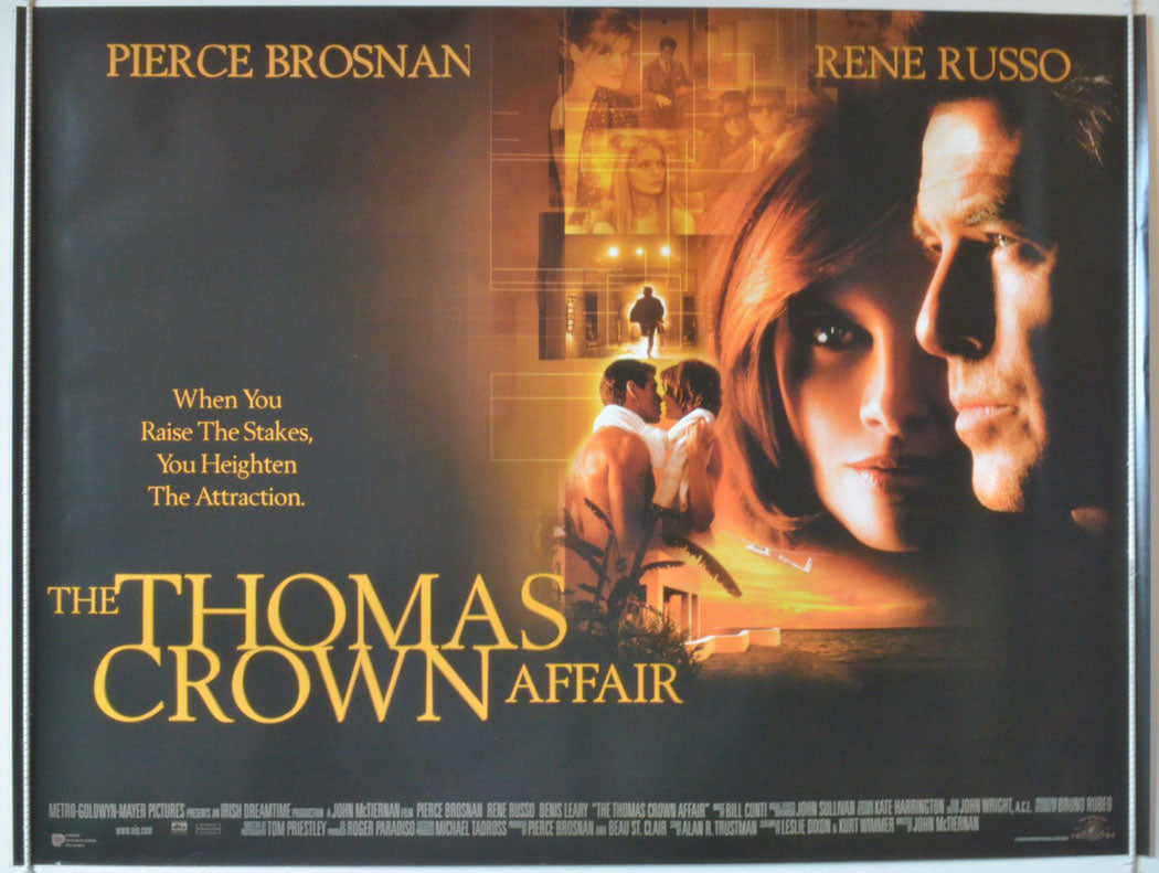 The Thomas Crown Affair  Original British Quad Poster - Movie Poster