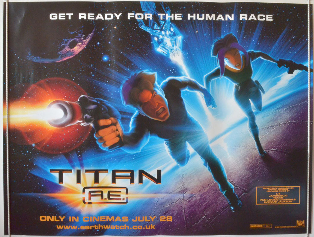 Titan A.E   (Teaser) Original British Quad Poster - Movie Poster