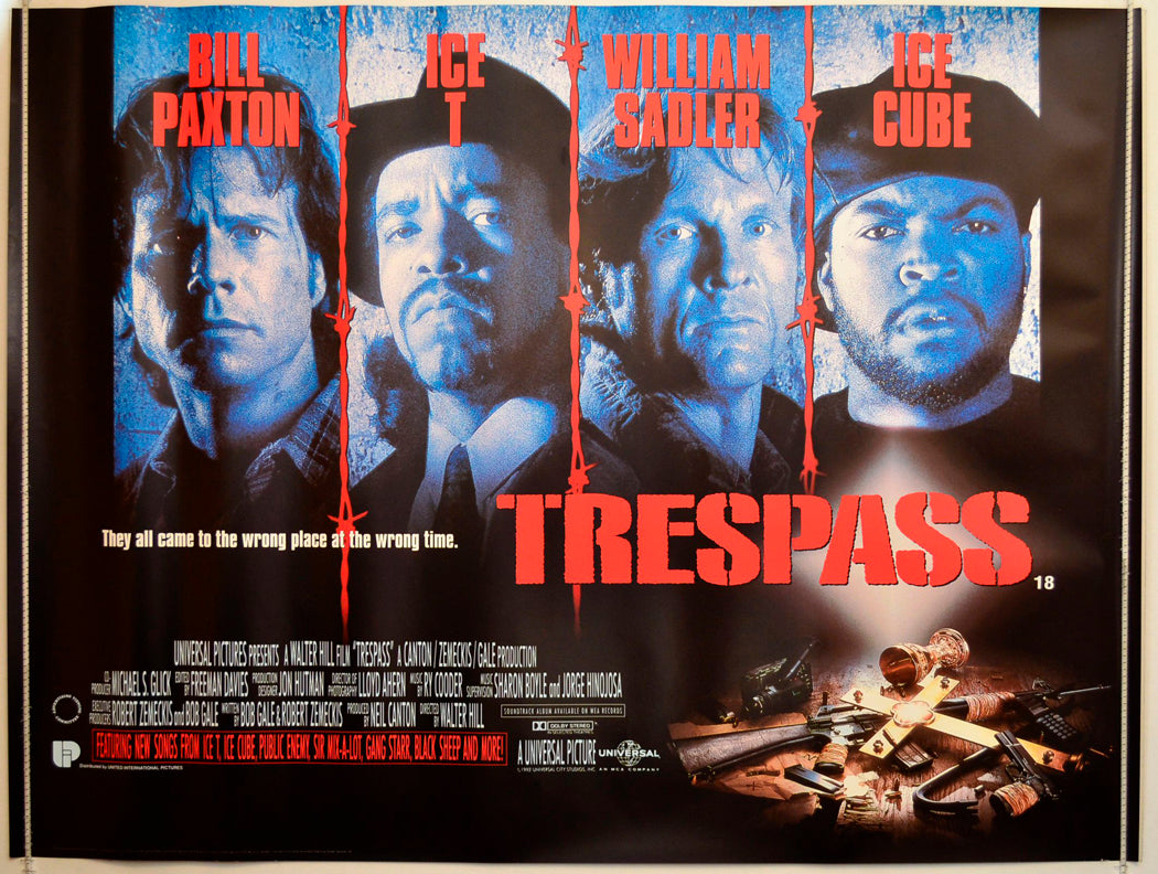 Trespass Original British Quad Poster - Movie Poster