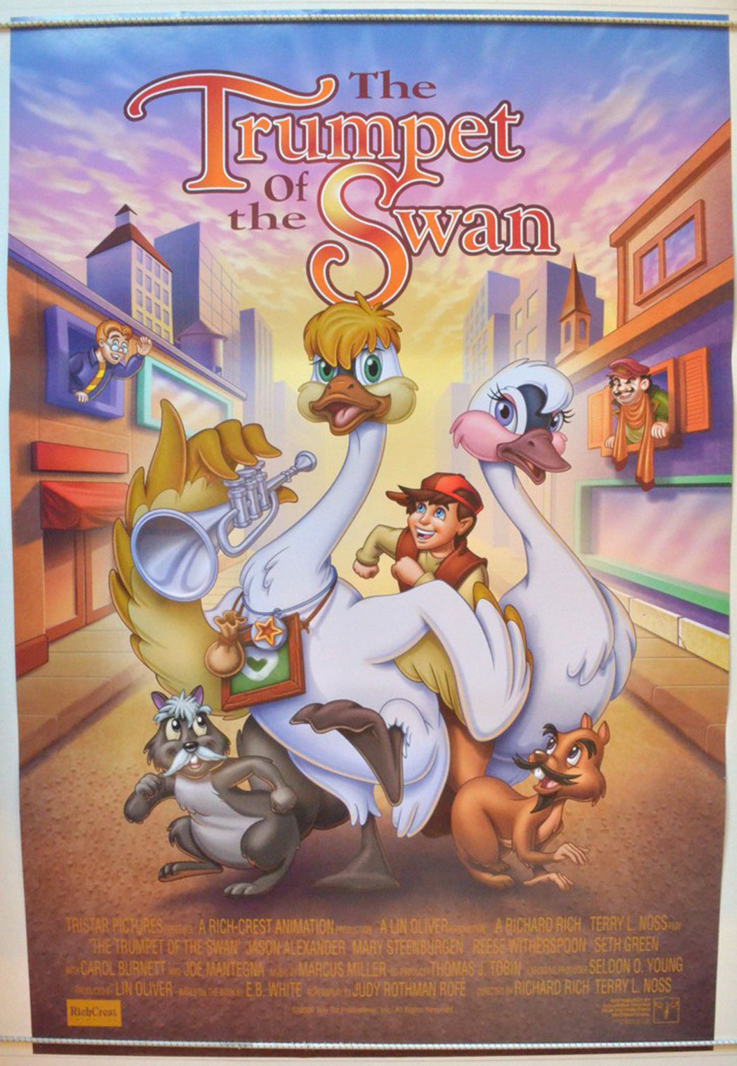 The Trumpet Of The Swan   Original One Sheet Poster - Movie Poster