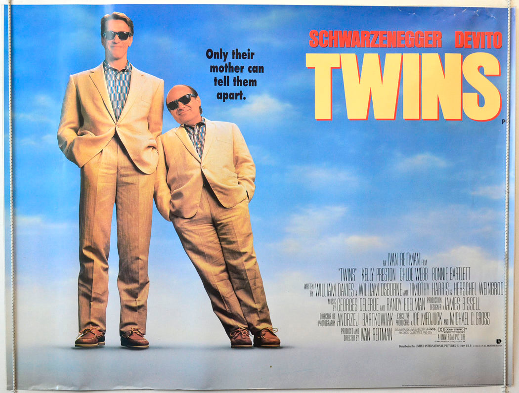 Twins Original British Quad Poster - Movie Poster