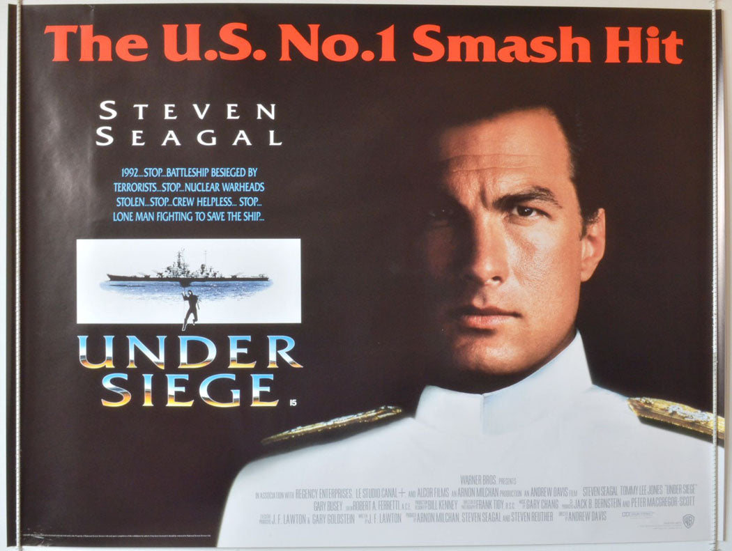 Under Siege  Original British Quad Poster - Movie Poster