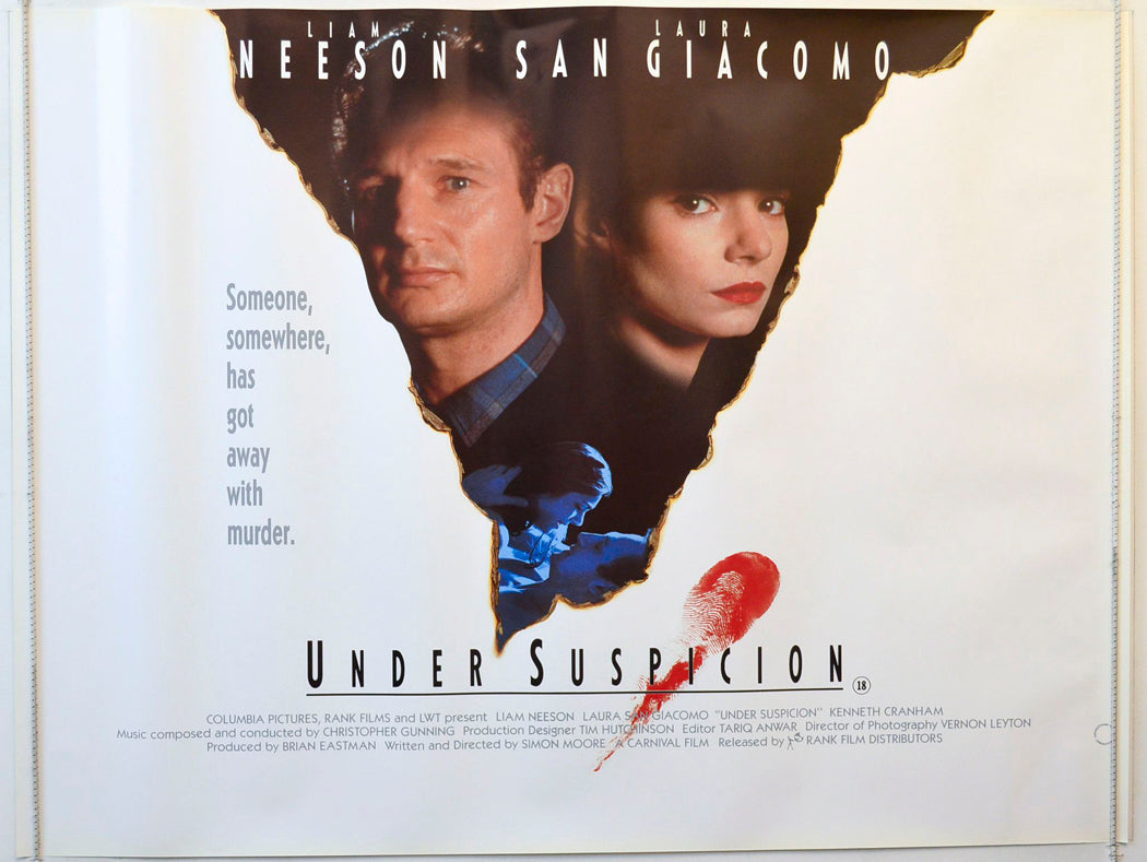 Under Suspicion Original British Quad Poster - Movie Poster