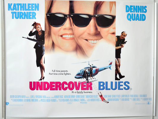 Undercover Blues   Original British Quad Poster - Movie Poster