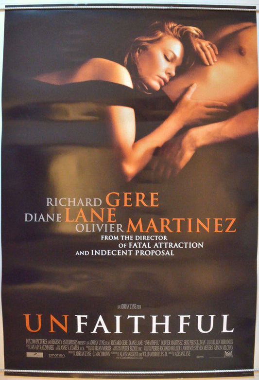 Unfaithful   Original One Sheet Poster - Movie Poster