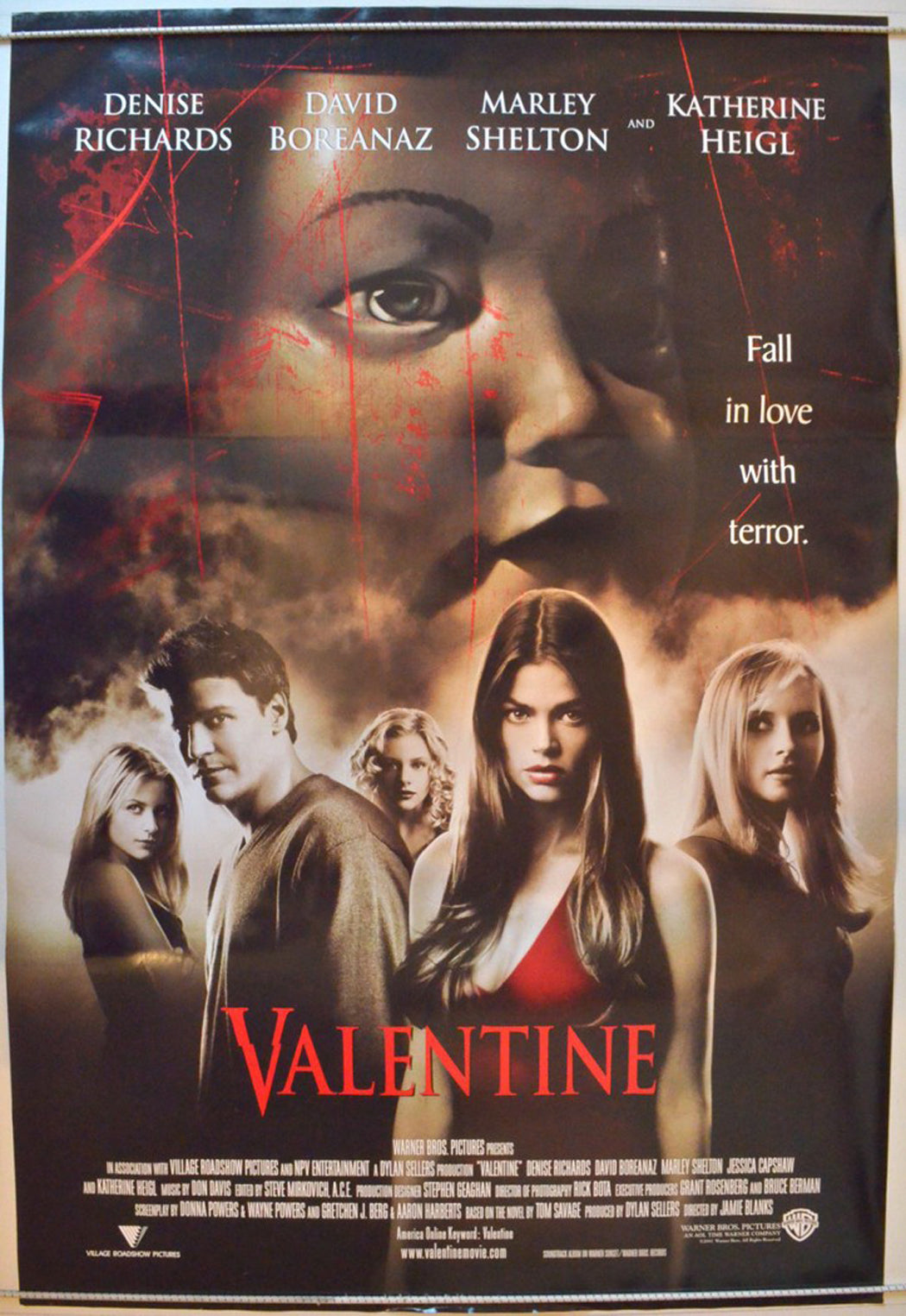 Valentine   Original One Sheet Poster - Movie Poster