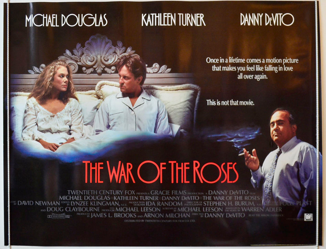 The War Of The Roses Original British Quad Poster - Movie Poster