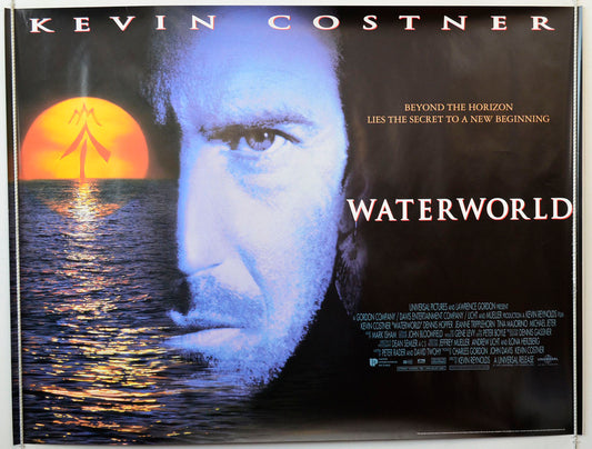 Waterworld Original British Quad Poster - Movie Poster