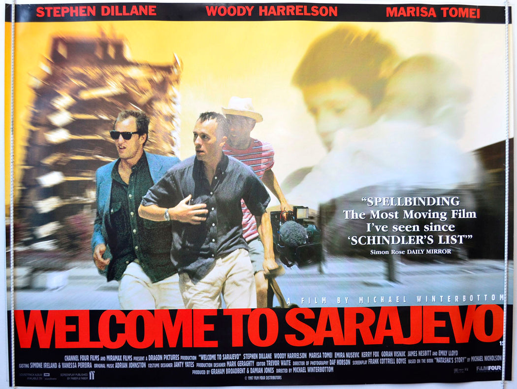 Welcome To Sarajevo Original British Quad Poster - Movie Poster